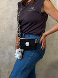 Victoria Crossbody Black Gray