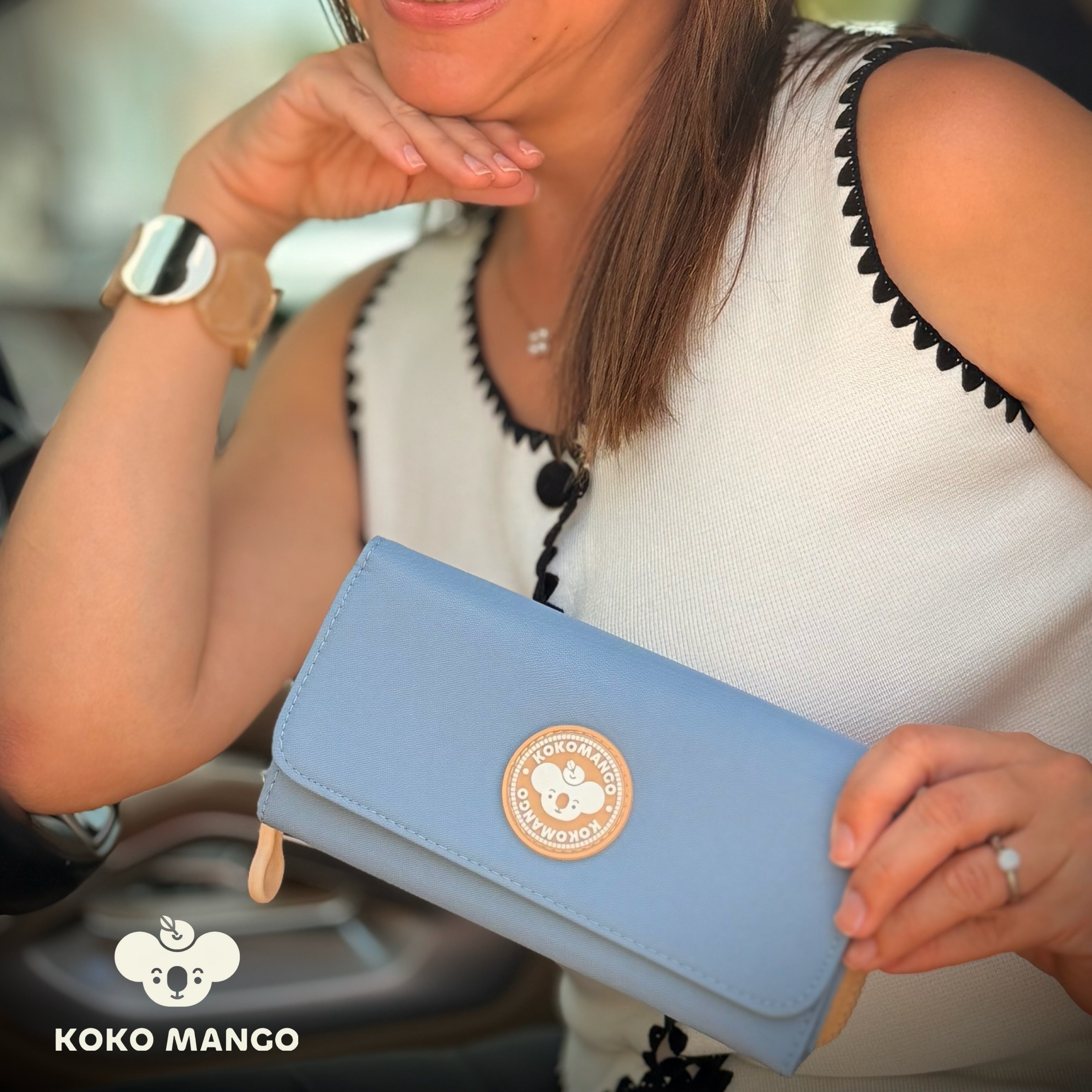 Rebecca Wallet Sky Blue